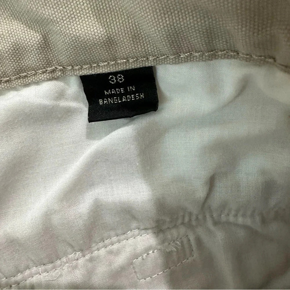 RedHead Men's Khaki Cotton Cargo Shorts Size Waist 38 GUC - Picture 7 of 10